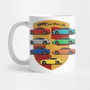 supercar 911 turbo s 992 all colors Mug